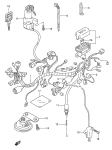 DR650 Жгут проводов