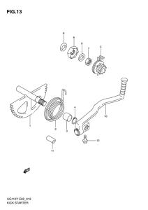 UG110 Ножной стартер