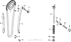 XL250 Cam chain + tensioner