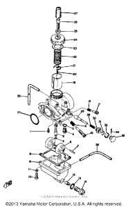 YZ80B Карбюратор