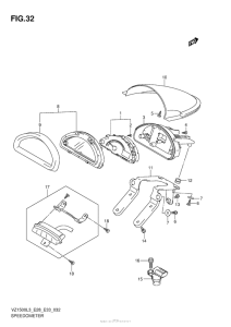 VZ1500 Speedometer (Vz1500L3 E33)
