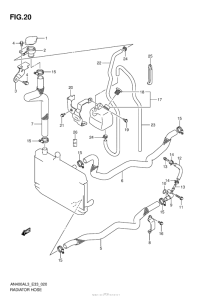 AN400 (ABS) Радиатор и Патрубки