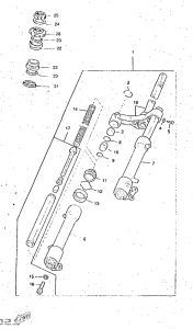 CW50RSP Передняя вилка
