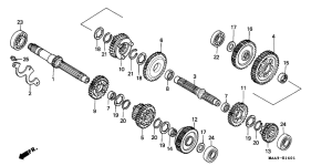 VT1100C2 Трансмиссия
