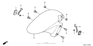  Front fender ('03-'04)