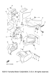 XVS650A Боковые обтекатели