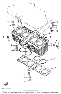 XJ650LJ Цилиндры