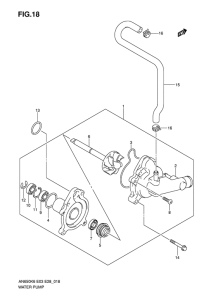 AN650 (ABS) Водяная помпа