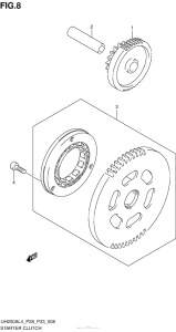 UH200 Муфта стартера