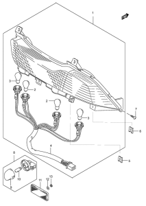 UH150 Rear comb lamp