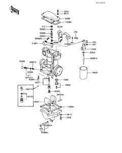 KZ440 Детали карбюратора