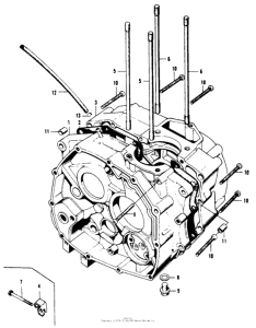 XL100 Картер двигателя