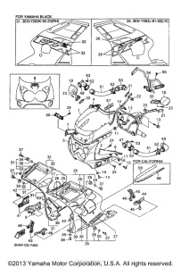 FZR600RJ Обтекатели