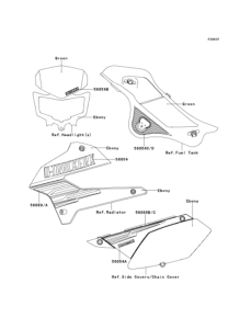 KLX250 Наклейки