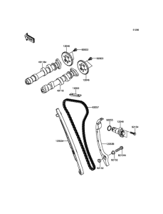 EX650 Распред вал
