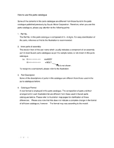 FD112 Catalog preface