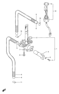 GSX-R1100 Топливный кран