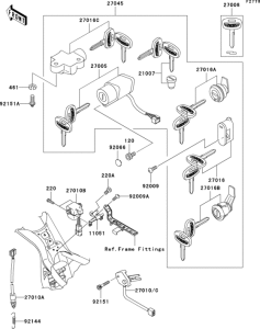  Замок зажигания