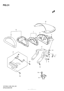 VZ1500 Speedometer (Vz1500L3 E28)