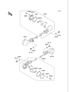 VN750 Поворотники