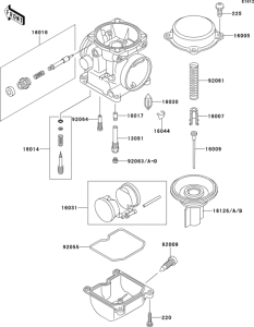  Карбюратор в разборе