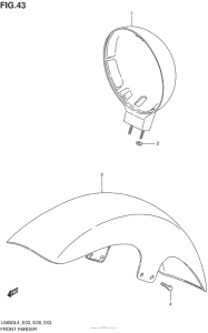 LS650 Переднее крыло