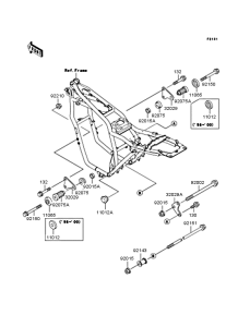 ZR400 Рама ,крепежные детали