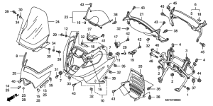 FJS600 Front cover shutter