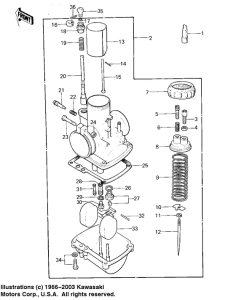 KD80 Carburetor assy