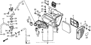 XL350R Воздушный фильтр