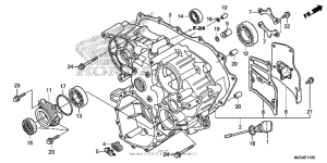 GL1800B Задний кожух картера