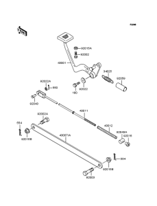 EL250 Педаль тормоза