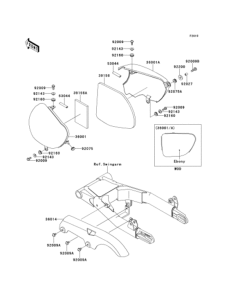 EJ400 Боковые обтекатели