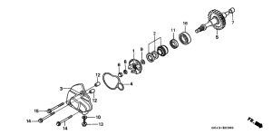 NSR50R Водяная помпа