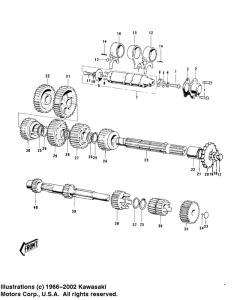 KD100 Transmission / change drum