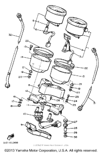 XJ650RJ Speedometer tachometer