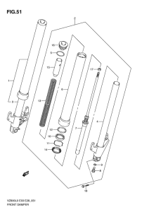 VZ800 Передняя вилка