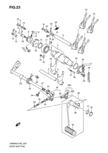 VZ800 Переключение передач
