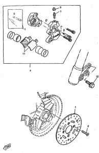 CW50RS Передний тормоз