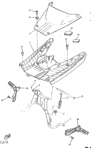 CW50RSP Stand. footrest