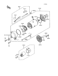 ZG1200 Starter motor(zg1200-b6)