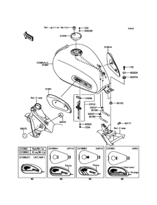 EJ800 Топливный бак