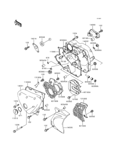 BJ250 Крышки двигателя