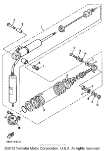 TT600N Амортизаторы задние