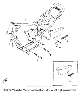 TY80B Frame-side cover
