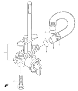 DR350 Топливный кран