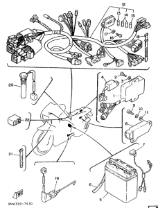 TZR250 Elektrische ausrustung 1