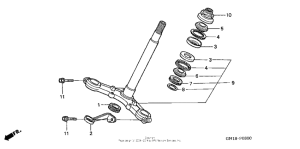 XR80R Траверса нижняя