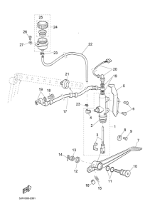 BT1100 Задний торм цилиндр