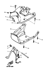 EW50 Stand. footrest